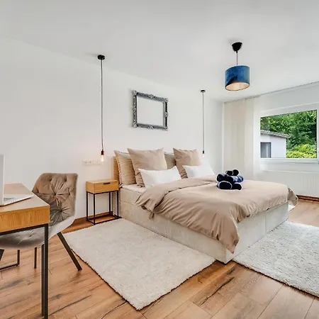 Noble Supreme 80m2 Kamin & Designkueche - Zentrumsnah Apartmán Essen